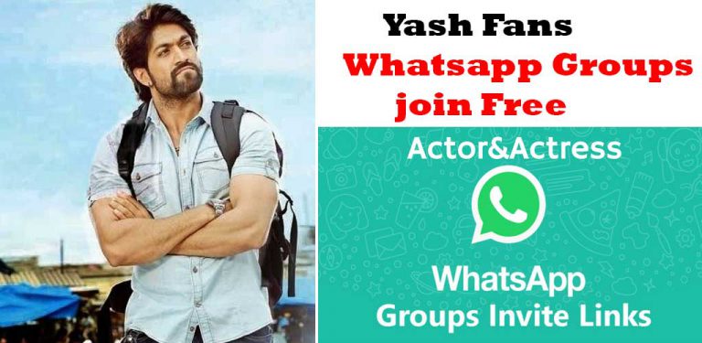 Yash Fans Whatsapp Group Invite link